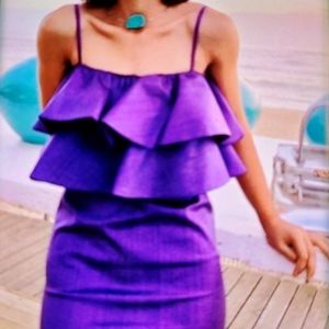 NWT Zara purple mini dress